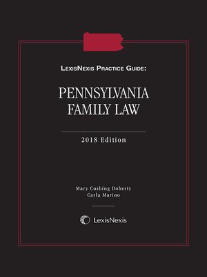 cover image of LexisNexis Practice Guide: Pennsylvania Family Law
